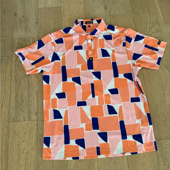 Bad Birdie Golf Polo Shirt Size XL Catalina Short Sleeve Supersoft UPF 50+ - Picture 1 of 5